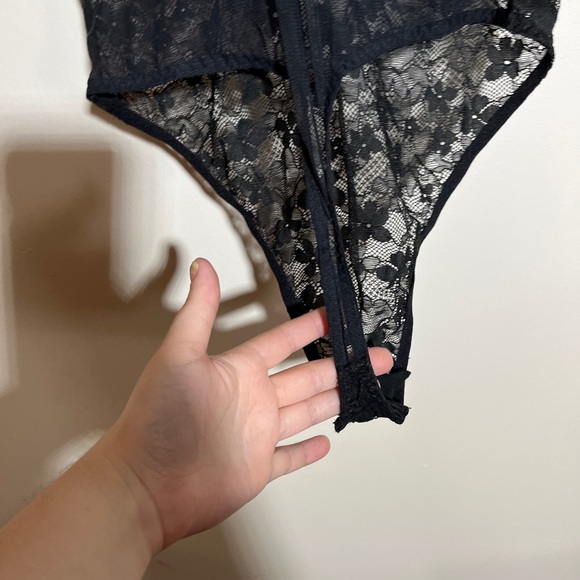 Victoria’s Secret black lace bodysuit - Picture 6 of 9